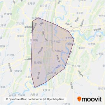 西部公交线路的覆盖范围