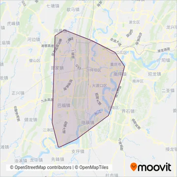 西部公交 coverage area map