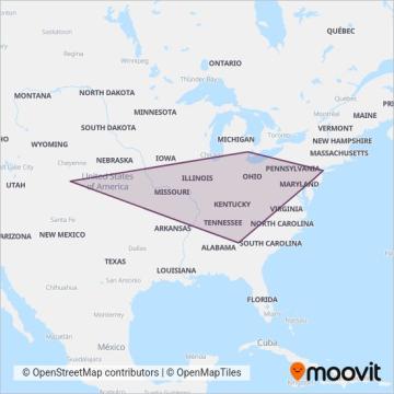 Greyhound-us coverage area map