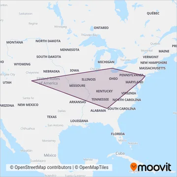 Greyhound-us coverage area map