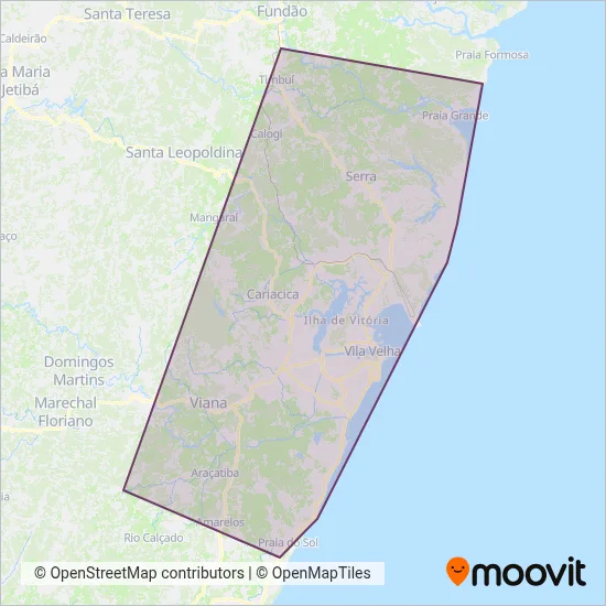Ceturb coverage area map