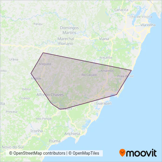 Alvorada coverage area map