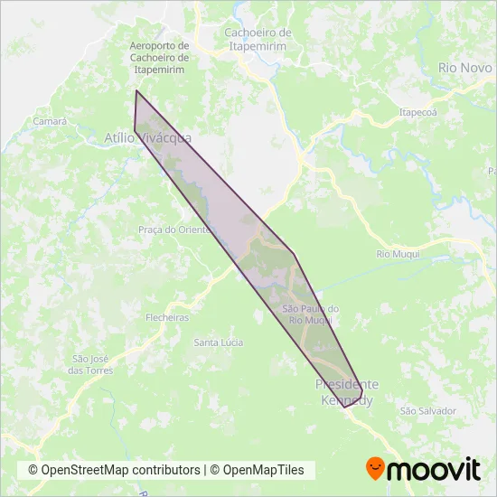 Costa Sul coverage area map