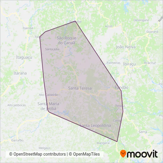 Lírio dos Vales coverage area map