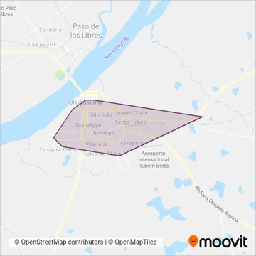 LSW Mobilidade coverage area map
