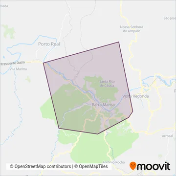 Triecon Transportes coverage area map