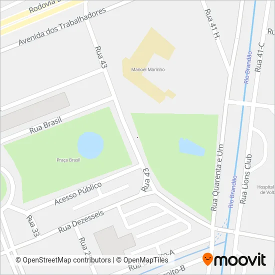 BusUFF coverage area map