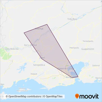UTIL - União Transporte Interestadual de Luxo coverage area map