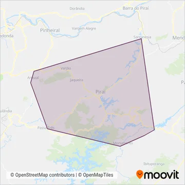 Cidade do Aço (Piraí) coverage area map