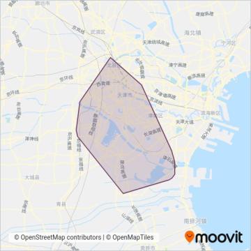 公交三公司线路的覆盖范围