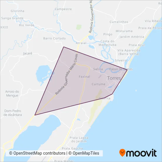 Torrescar - Municipal Torres coverage area map