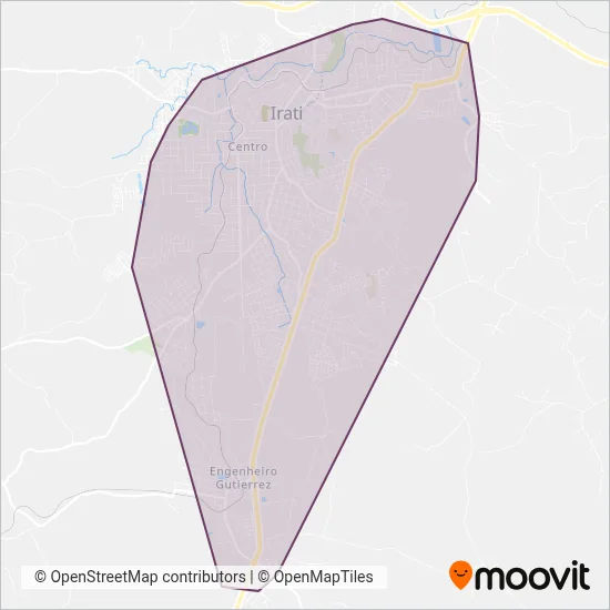 Transiratiense coverage area map