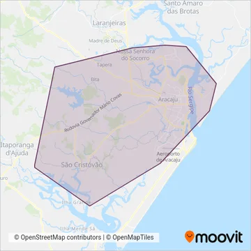 SMTT / SIM coverage area map