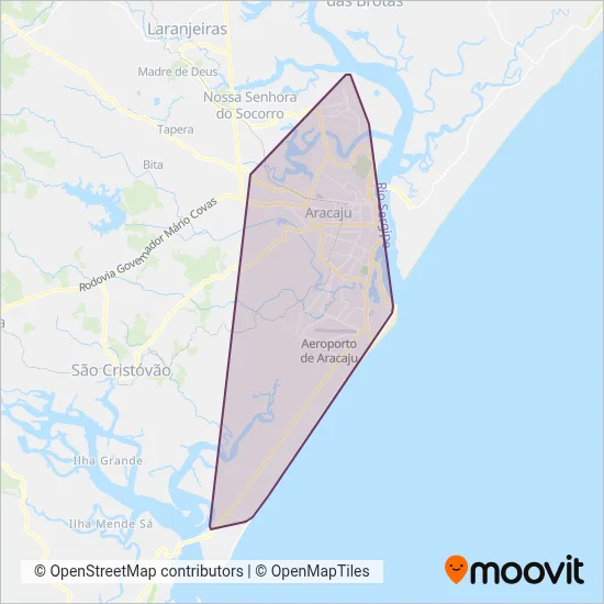SMTT / SIT coverage area map
