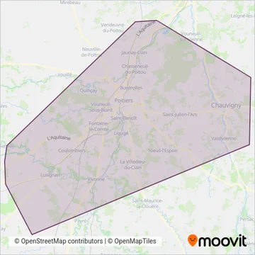 VITALIS coverage area map