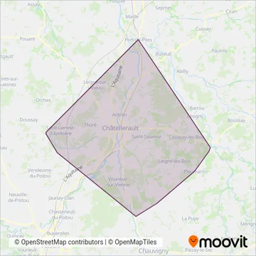 TAC coverage area map