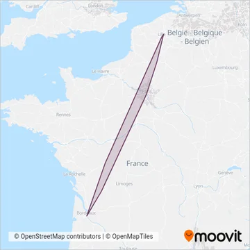 OUIGO coverage area map