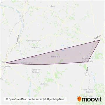 SNCF VOYAGEURS coverage area map