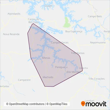 Gardenia coverage area map