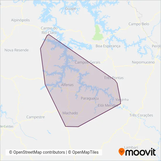 Gardenia coverage area map