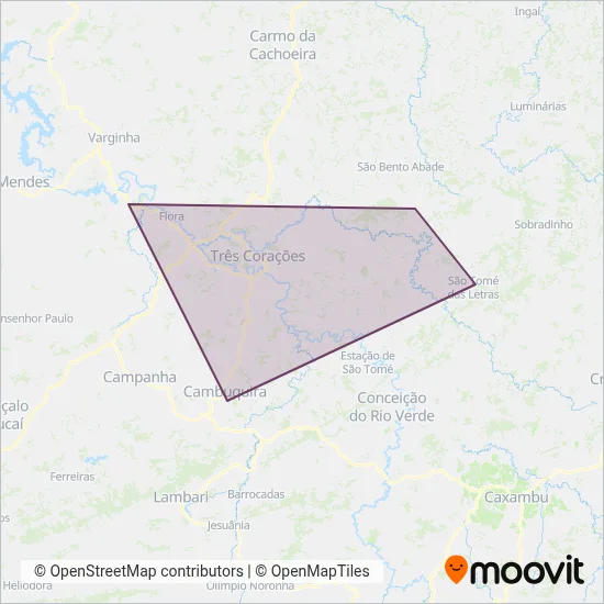 Coutinho coverage area map