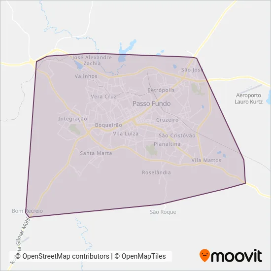 Coleurb coverage area map