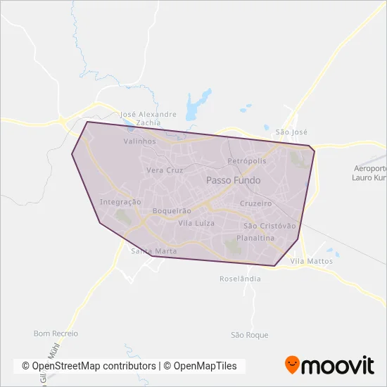 Codepas coverage area map
