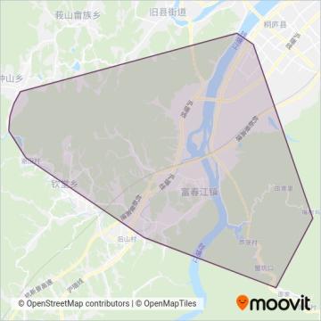桐庐县富鑫达汽车运输有限公司线路的覆盖范围