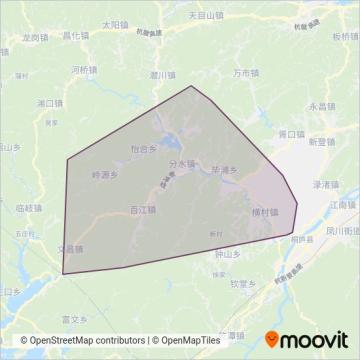 桐庐恒祥汽车客运有限公司线路的覆盖范围