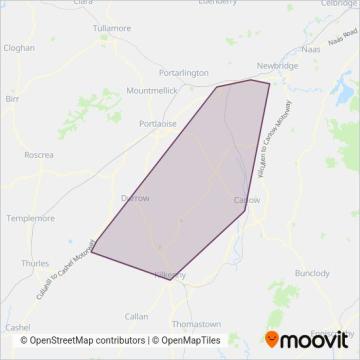 JJ/Bernard Kavanagh coverage area map