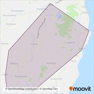TFI Local Link Carlow Kilkenny Wicklow coverage area map