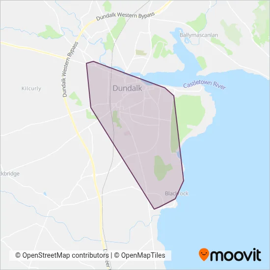 Halpenny Transport coverage area map