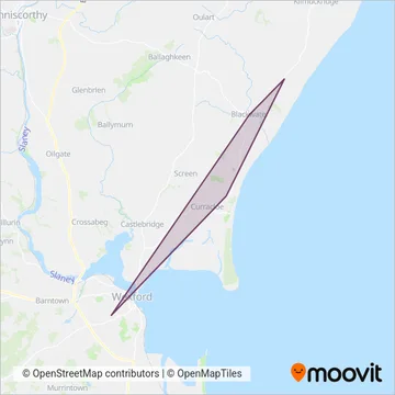 Michael Gray Coach Hire coverage area map