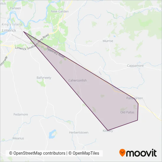 Kelly Travel coverage area map