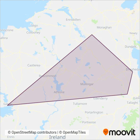 Streamline Coaches coverage area map