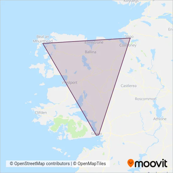 Barrett Travel coverage area map