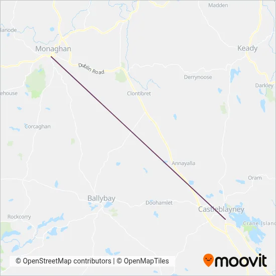 Eamon McEntee coverage area map