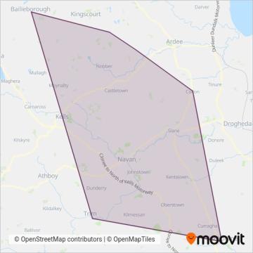 Royal Breffni Tours Ltd coverage area map