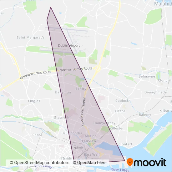 Nolan Coaches coverage area map