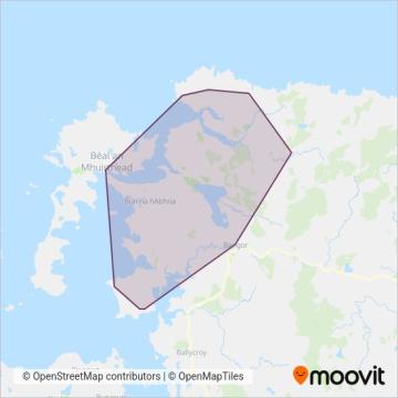 Corduff Travel coverage area map