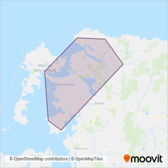 Corduff Travel coverage area map