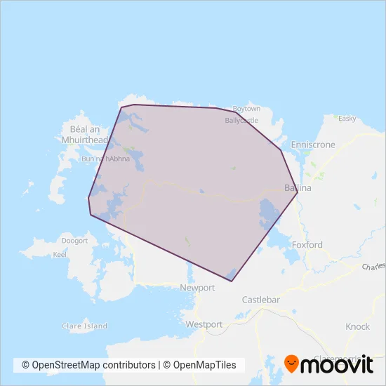 McGrath Coaches coverage area map