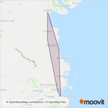 Matthews Coach Hire coverage area map