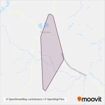 Planalto Paracatu coverage area map