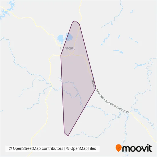 Planalto Paracatu coverage area map
