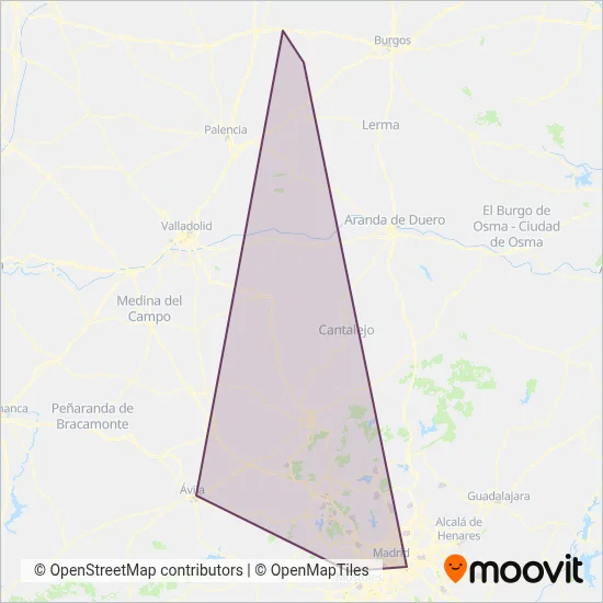 Cobertura del mapa de Avanza