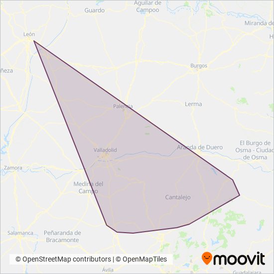 Cobertura del mapa de A la demanda