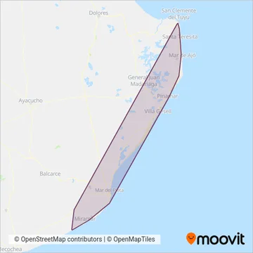 Costa Azul coverage area map