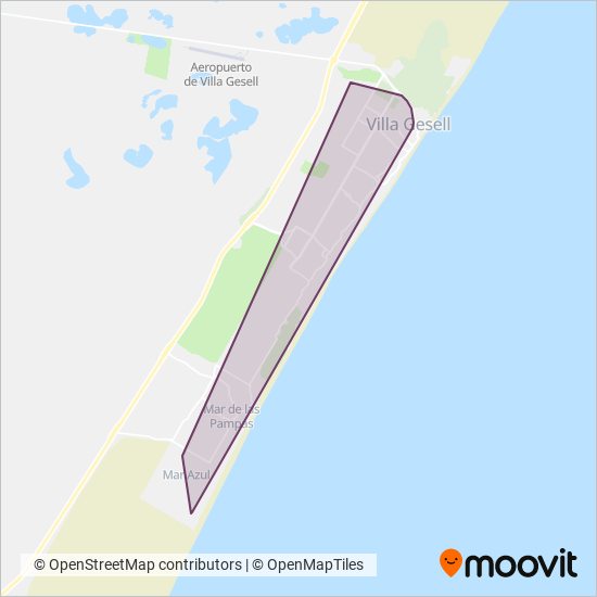 Nacus coverage area map