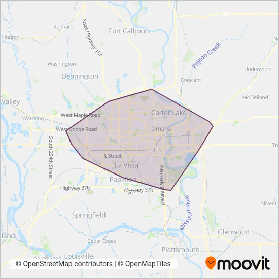 Metro Transit coverage area map